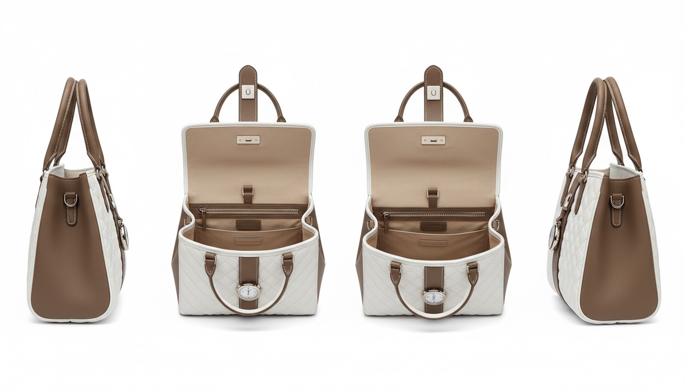 DABBACH White Quilted All Angles