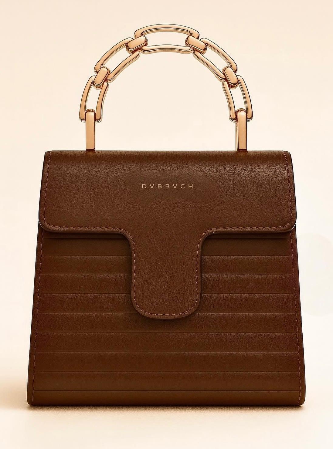 DABBACH Signature Brown Handbag